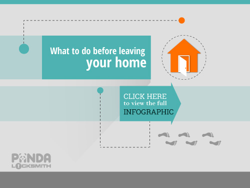 What to do before leaving your home