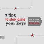 7 tips to stop losing your keys Banner