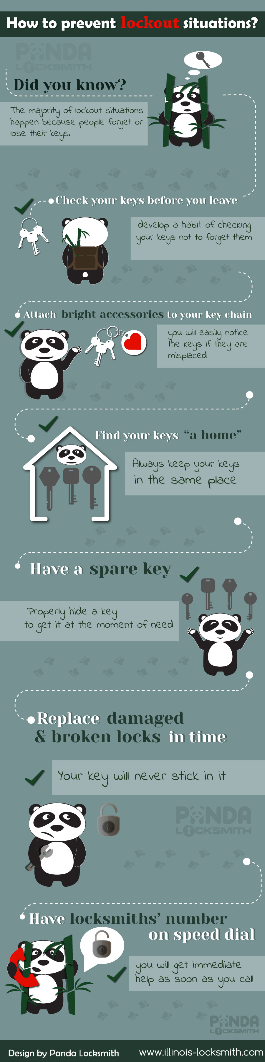How to prevent lockout situations Infographic